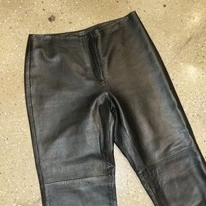 Black Leather Pants